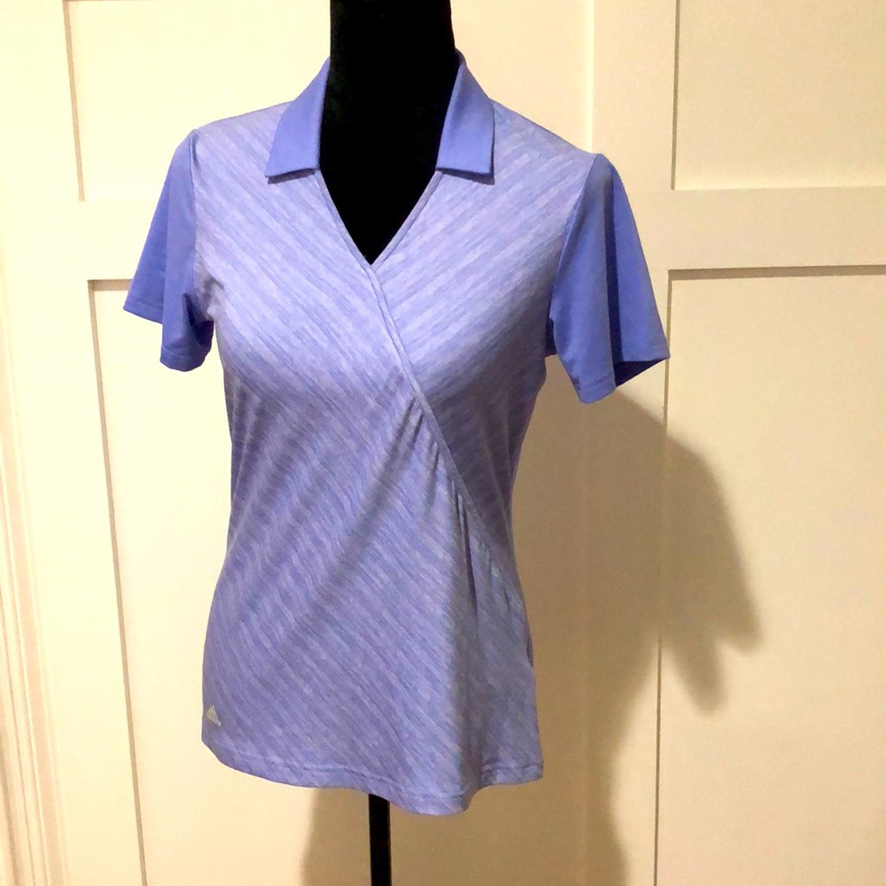 Adidas Golf shirt, short sleeves in purple *NEW with Tags*